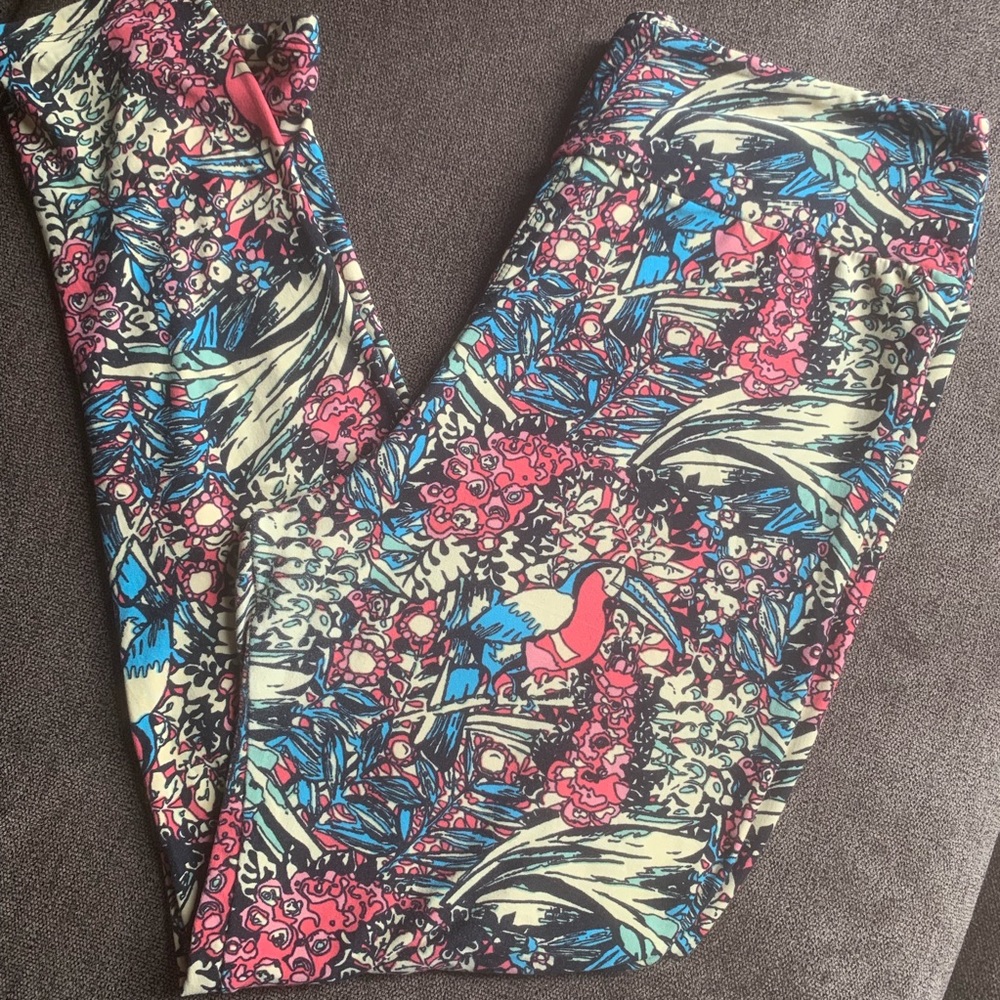 Lularoe TC leggings TROPICAL TOUCANS!